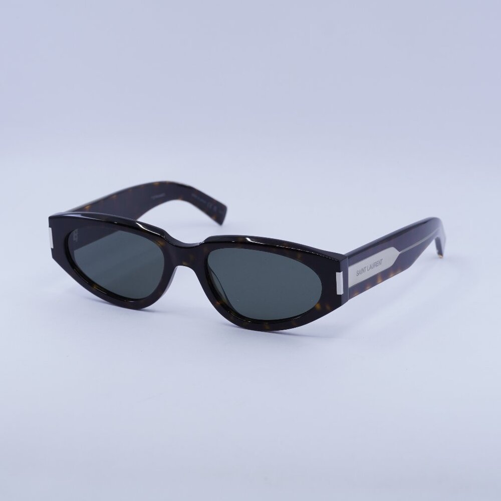 🕶️ New Saint Laurent SL618 002 Sunglasses - Dark Havana Frame, Grey Lenses
